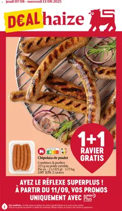 Prévisualisation de Folder de la semaine 32 du magasin Delhaize formulaire valide 07/08/2025