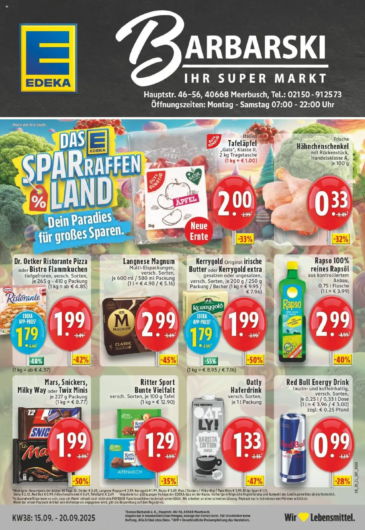 EDEKA Prospekt ab 14.09.2025 - Prospekt Meerbusch Online