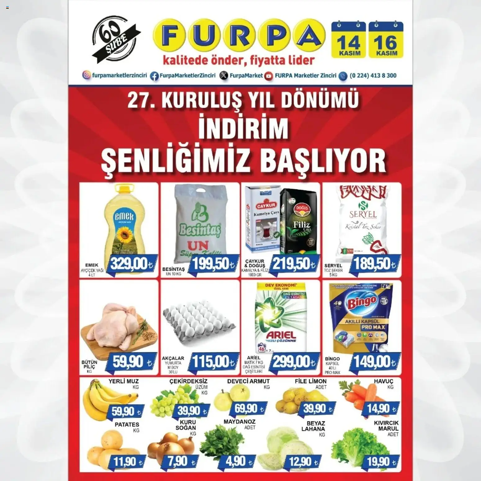 Furpa Cuma’dan Pazar’a Katalog 14.11.2025 - Broşürünün önizlemesi