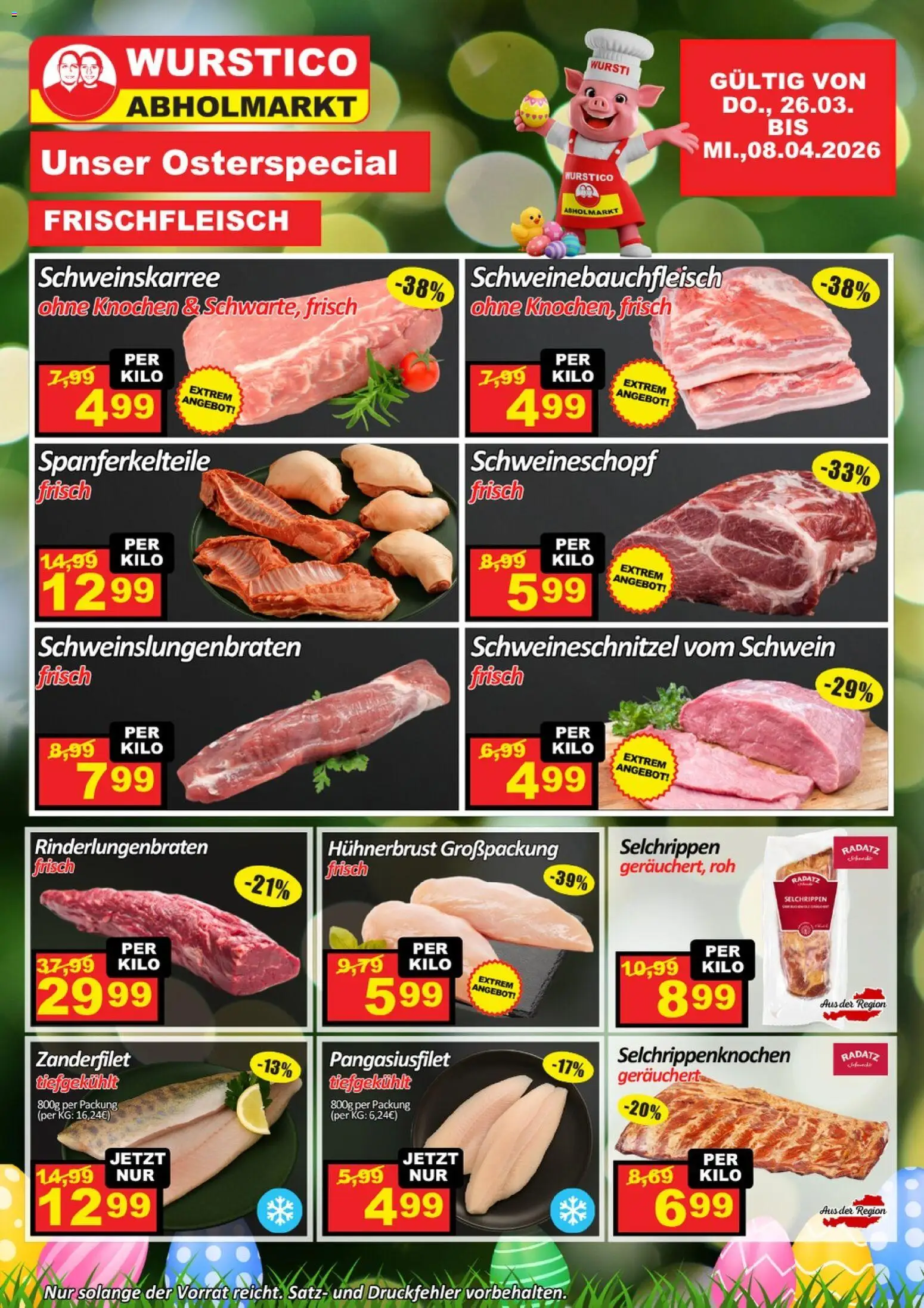 Vorschau der Angebote: Wurstico Abholmarkt Wurstico Abholmarkt Flugblatt gültig ab 26.03.2026