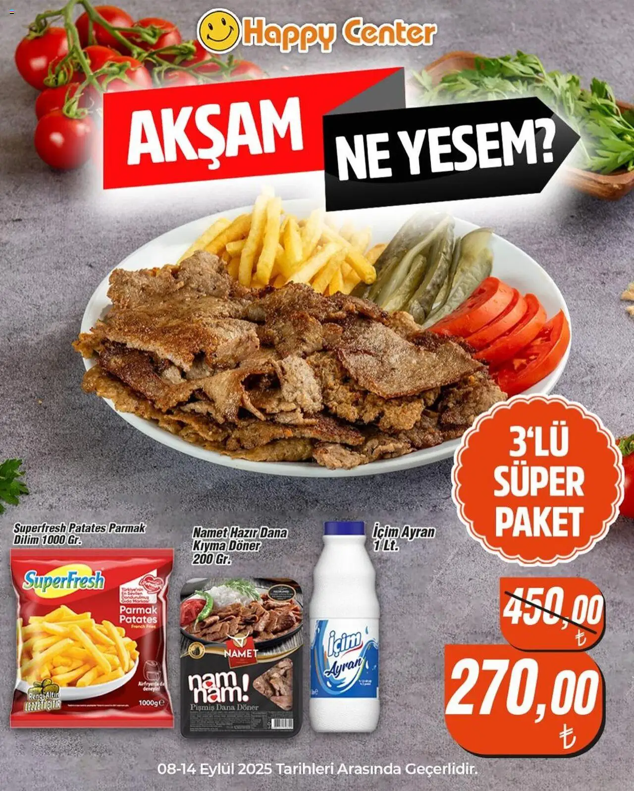 Happy Center Katalog 08 Eylül 2025 - Broşür, Indirim - Sayfa numarası 1