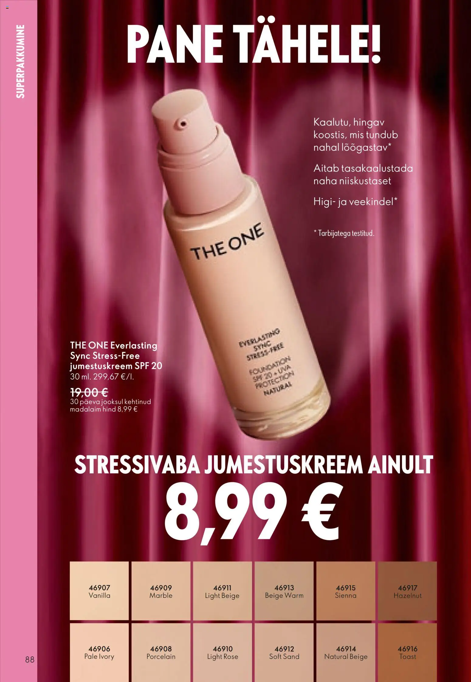 Oriflame kliendilehe eelvaade alates 2026.01.28