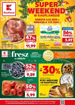 Pogląd gazetki "Super Weekend" ze sklepu Kaufland ważnej od 06.12.2025