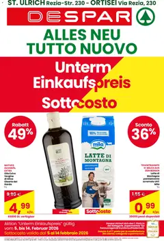 Anteprima dell'opuscolo Volantino Ortisei dal negozio Despar valido da 05/02/2026