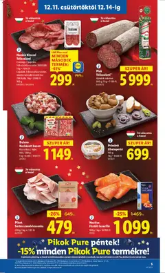 Lidl - Akciós újság Lidl megtekintése, amely érvényes 2025.12.11.-től | Oldal: 5