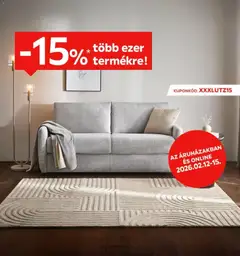 XXXLutz - Akciós újság XXXLutz megtekintése, amely érvényes 2026.02.12.-től
