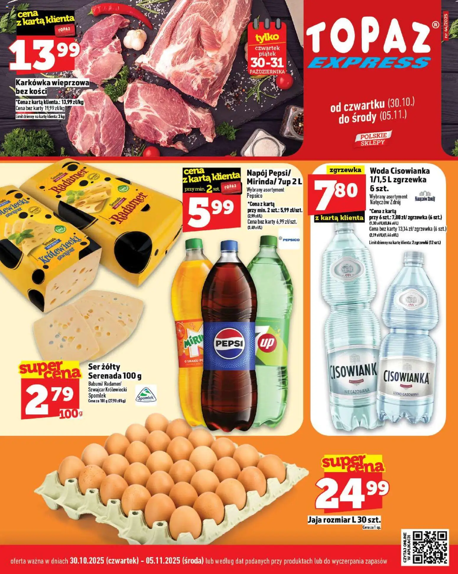 Topaz Express od 30.10.2025 - Nowa Gazetka - Numer strony 1
