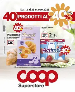 Anteprima dell'opuscolo Coop volantino Superstore Oleggio dal negozio COOP valido da 12/03/2026
