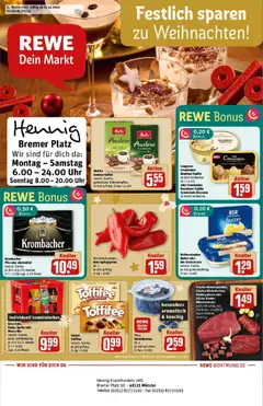 Vorschau von dem Prospekt des Geschäftes Rewe, gültig ab dem 15.12.2025