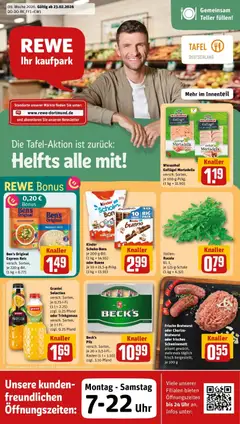 Vorschau von dem Prospekt des Geschäftes Rewe, gültig ab dem 22.02.2026