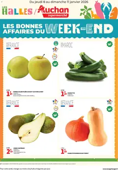 Voorbeeld van Les bons plans du week-end dans votre super ! van winkel Auchan geldig vanaf 08/01/2026