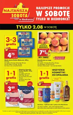 Pogląd gazetki "Najtańsza sobota" ze sklepu Biedronka ważnej od 02.08.2025