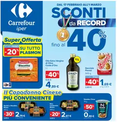 Anteprima dell'opuscolo Volantino Iper - Carugate dal negozio Carrefour valido da 17/02/2026