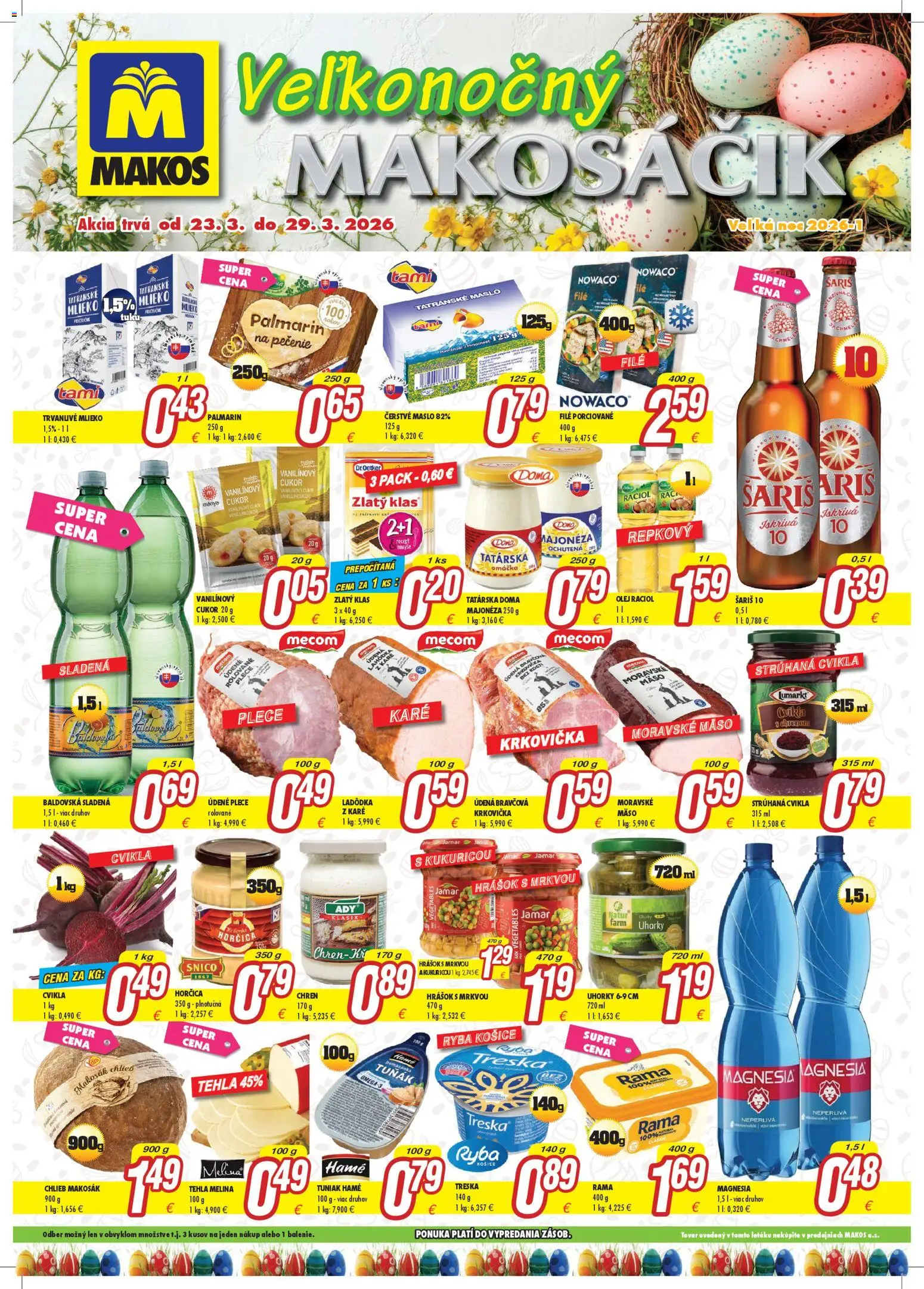 Náhľad Makos letáku platného od 23.03.2026