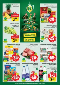 IKI parduotuvės leidinio Leidinys galiojančio nuo 2025.12.29 peržiūra