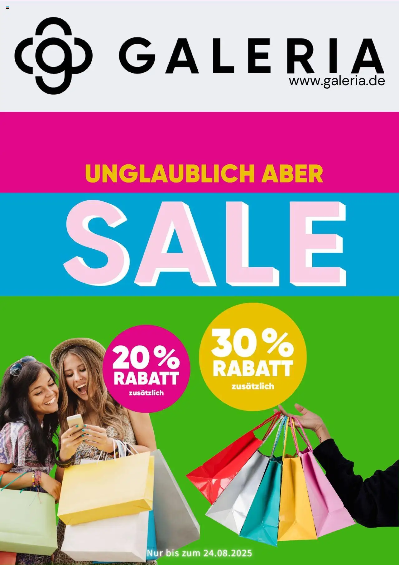 Galeria Karstadt Kaufhof Prospekt (vom 18.08.2025 - 24.08.2025)
