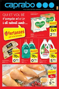 Vista previa del folleto de la tienda Caprabo válido desde el 18/09/2025 