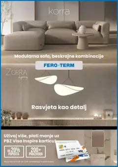 Pregled letka Katalog trgovine Fero-term vrijedi od 01.09.2025