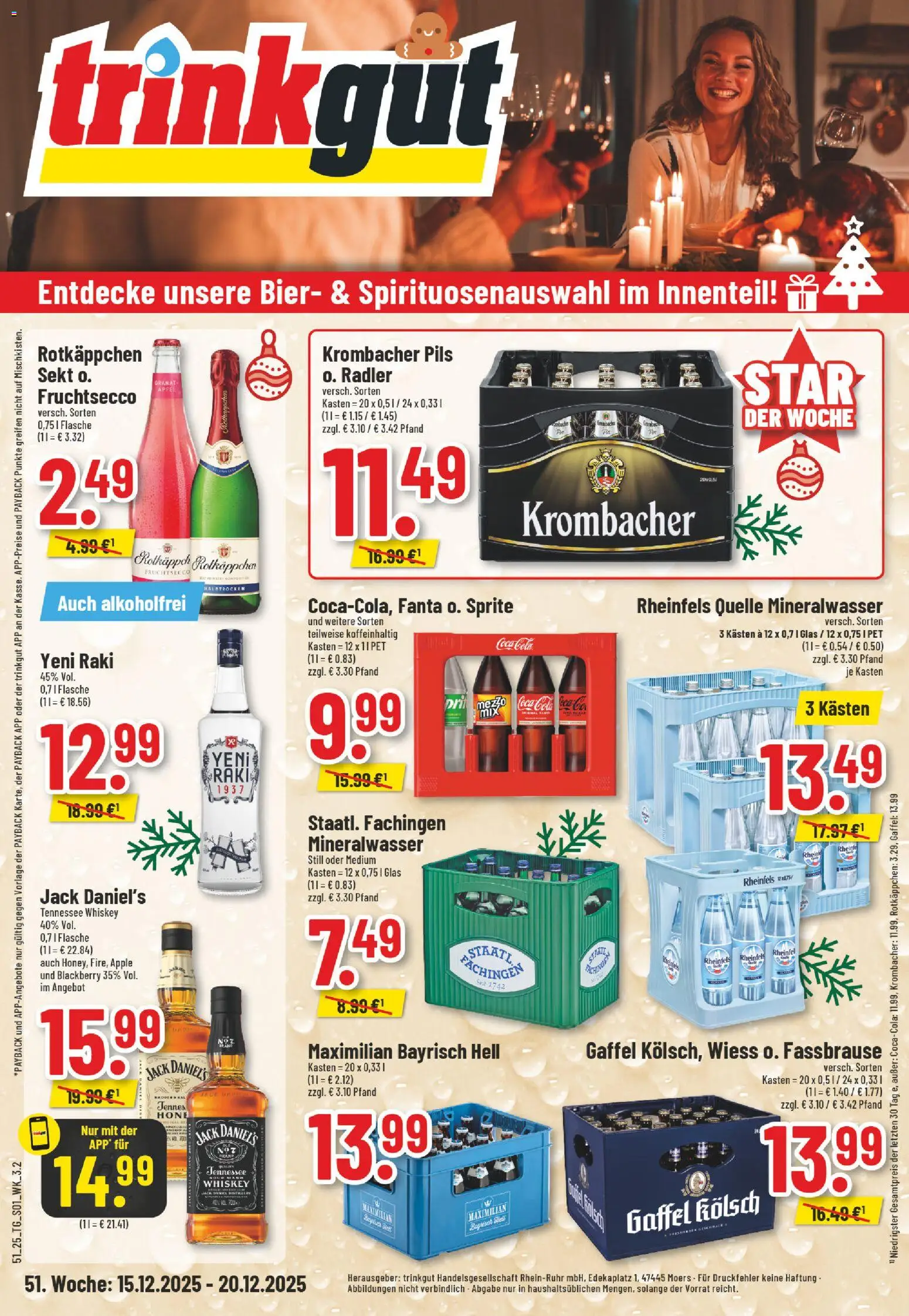 Vorschau von dem Prospekt des Geschäftes Trinkgut, gültig ab dem 15.12.2025