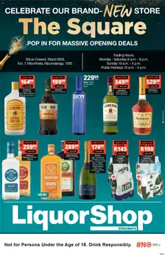 Preview of Checkers flyer valid from 18/09/2025
