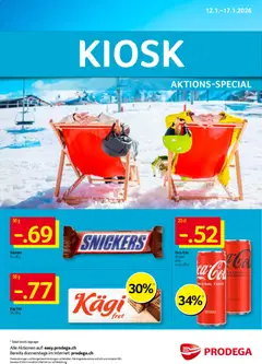 Vorschau des Merkblatts Aktionen Kiosk vom Shop Prodega gültig von 12.01.2026 bis 17.01.2026