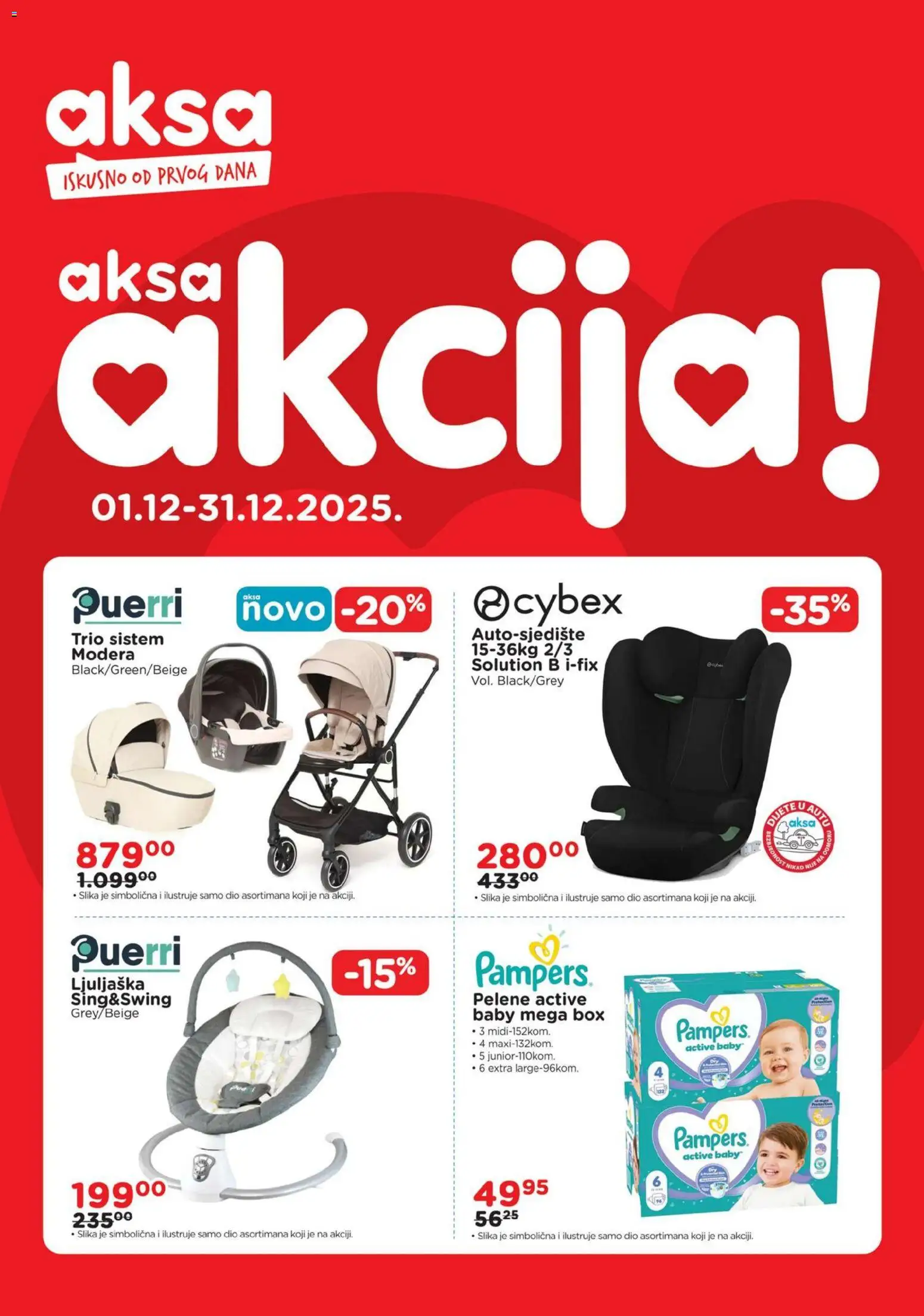 Pregled letka Katalog trgovine AKSA vrijedi od 2025.12.01