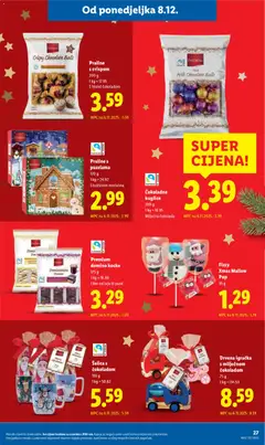 Pregled letka Katalog trgovine Lidl vrijedi od 08.12.2025 | Stranica: 27