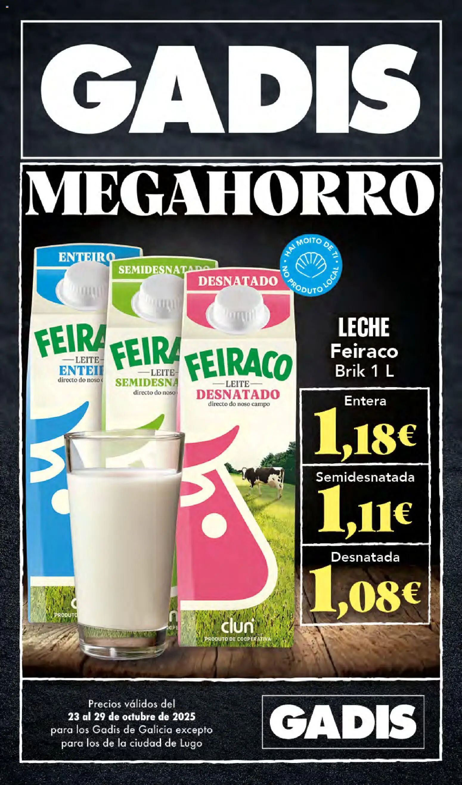 Gadis Folleto > 23/10 - 29/10/2025 > Ofertas - Leche