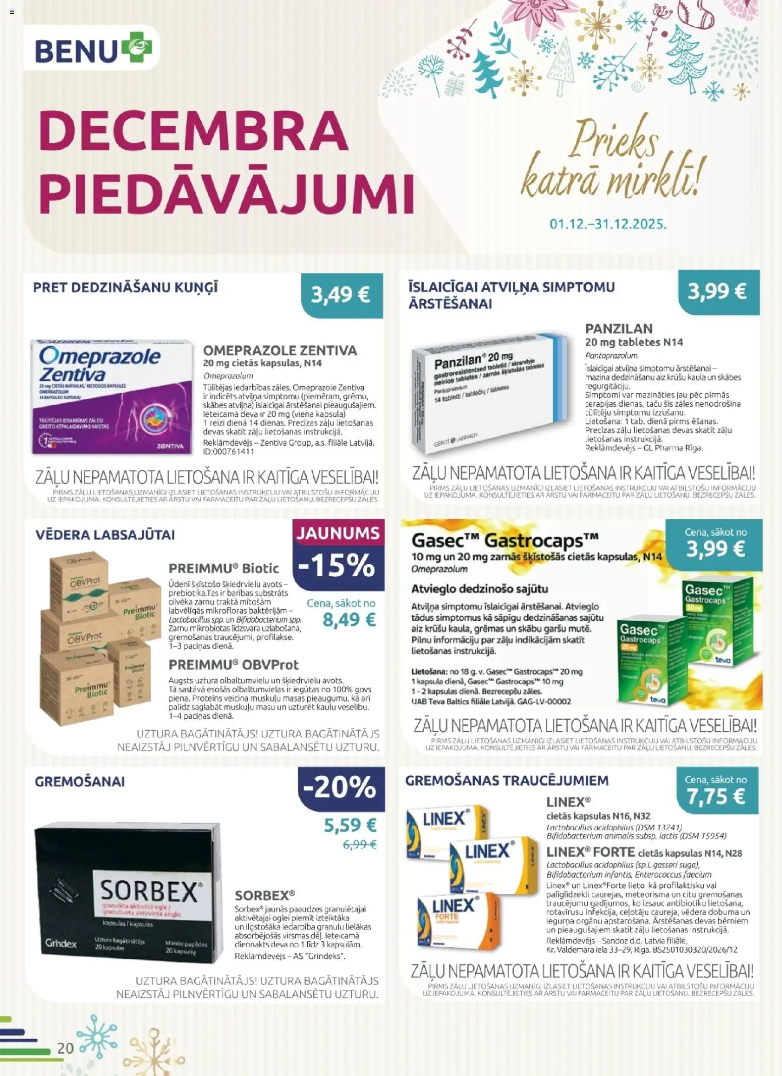 Skatīt BENU akciju bukletu, derīgs no 2025.12.01