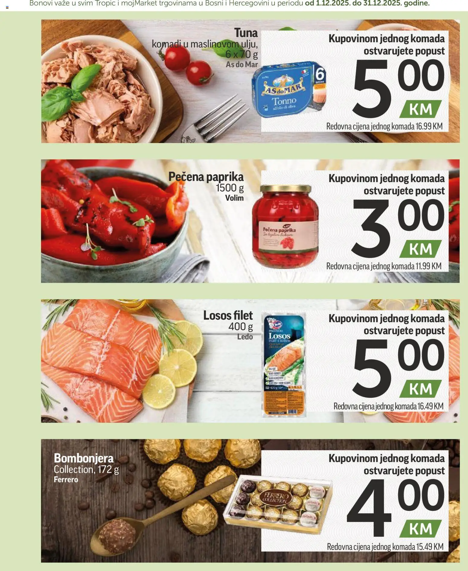 Pregled letka Super BONbonjera trgovine mojMarket vrijedi od 2025.12.01