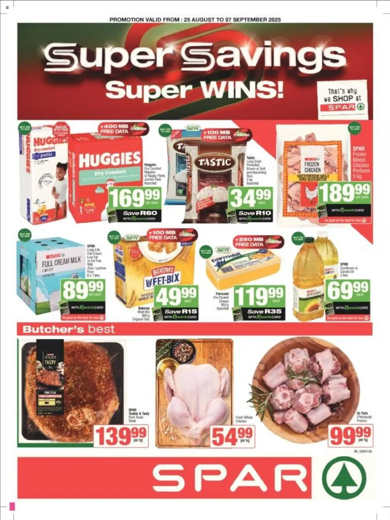 KWIKSPAR Gauteng - Weekly Specials from 25/08 - 07/09/2025 > Promotions