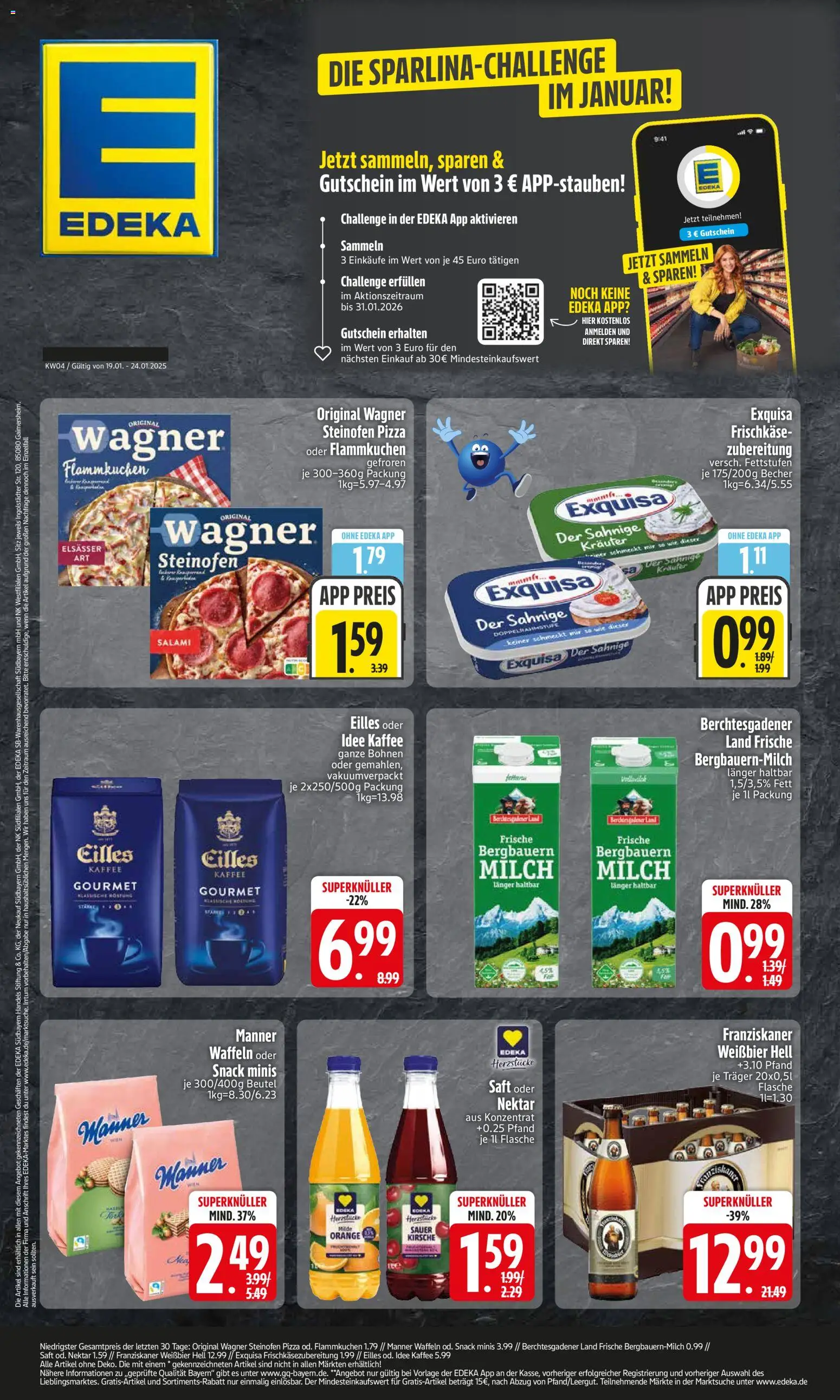 Voorbeeld van DE Folder van winkel Edeka DE geldig vanaf 19-01-2026