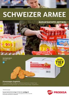 Vorschau des Merkblatts Aktionen Schweizer Armee vom Shop Prodega gültig von 15.04.2025 bis 