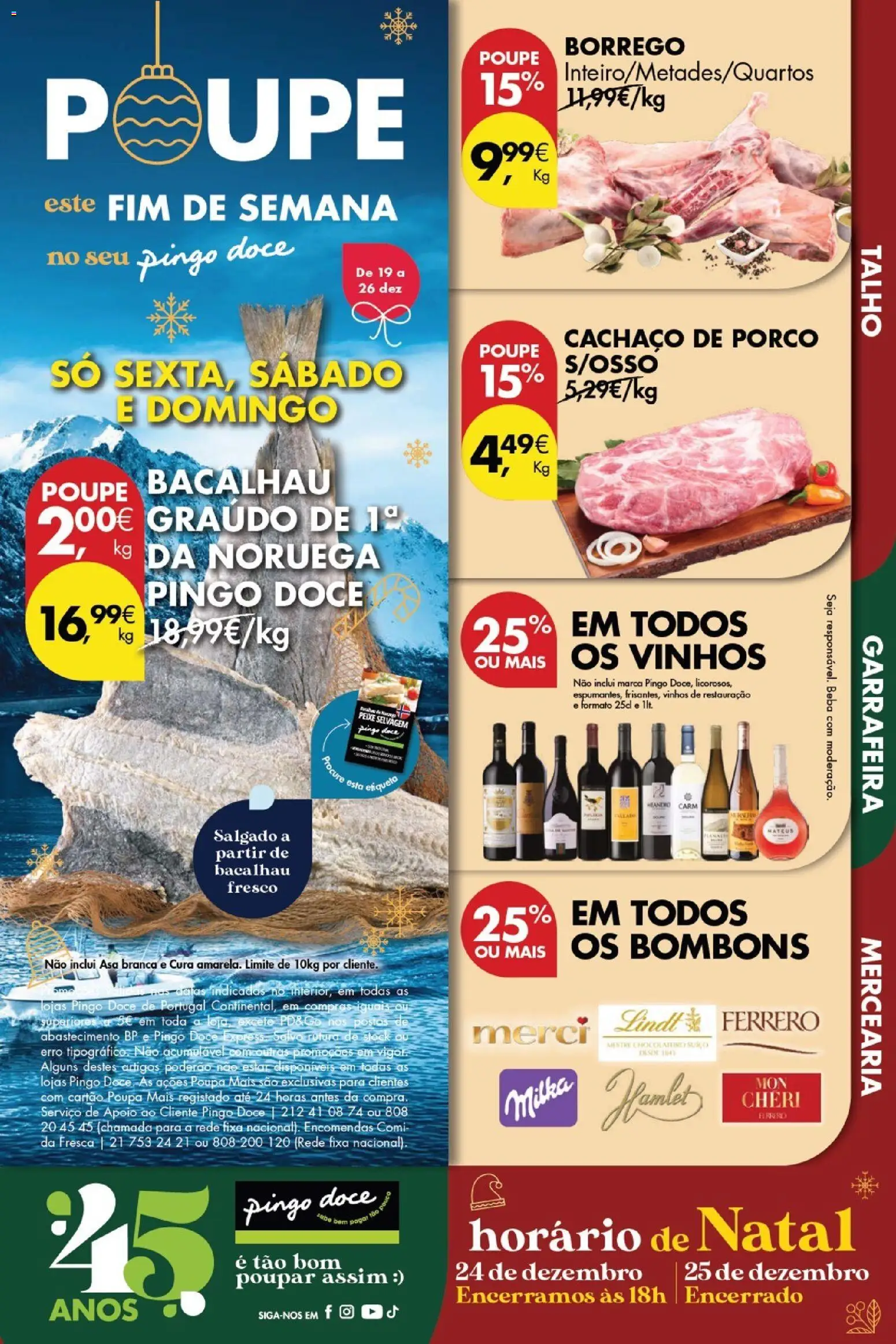 Pré-visualização do folheto da loja Pingo Doce válida a partir de 19/12/2025
