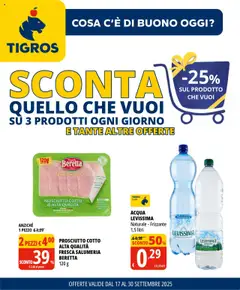 Anteprima dell'opuscolo Attuale volantino dal negozio Tigros valido da 17/09/2025