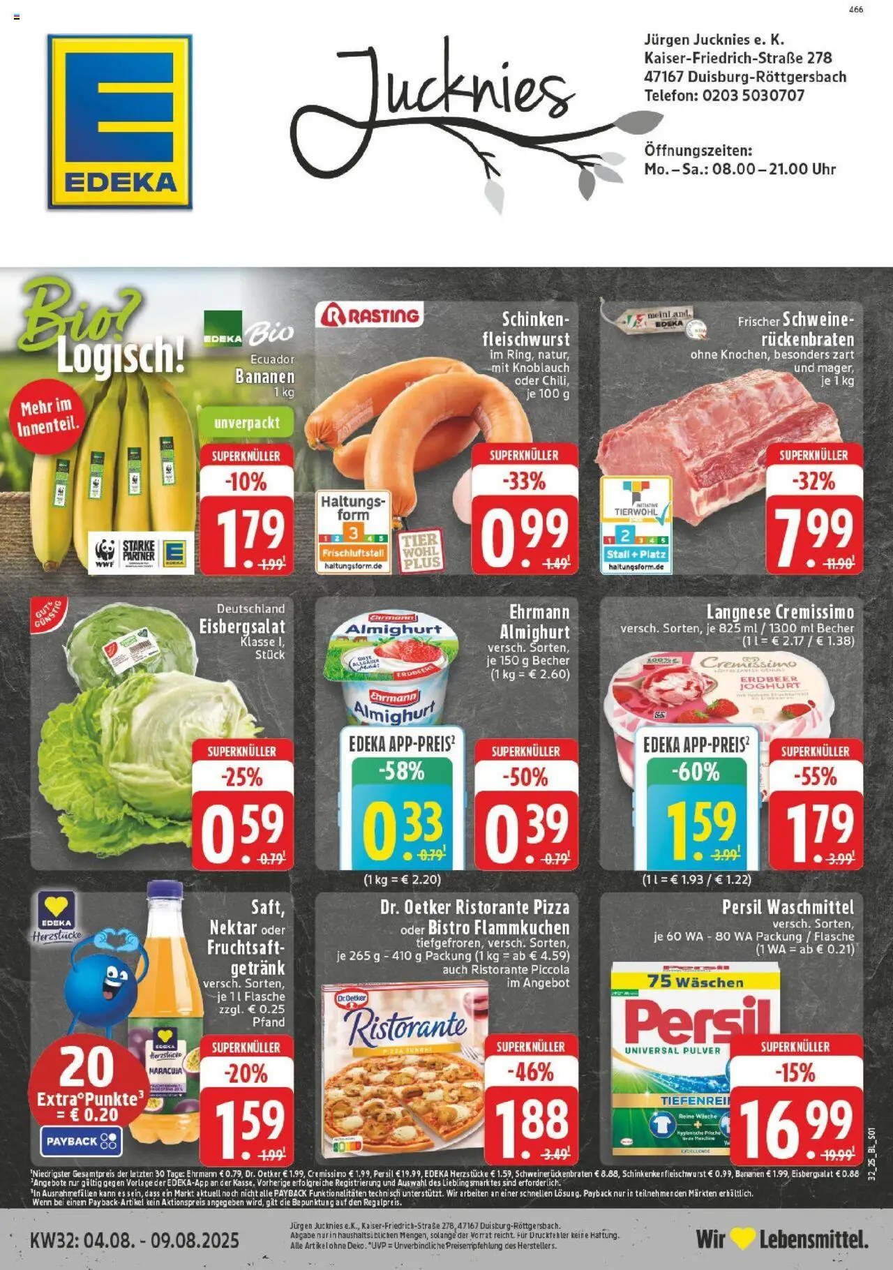 EDEKA Prospekt ab 03.08.2025 - Prospekt Duisburg Online