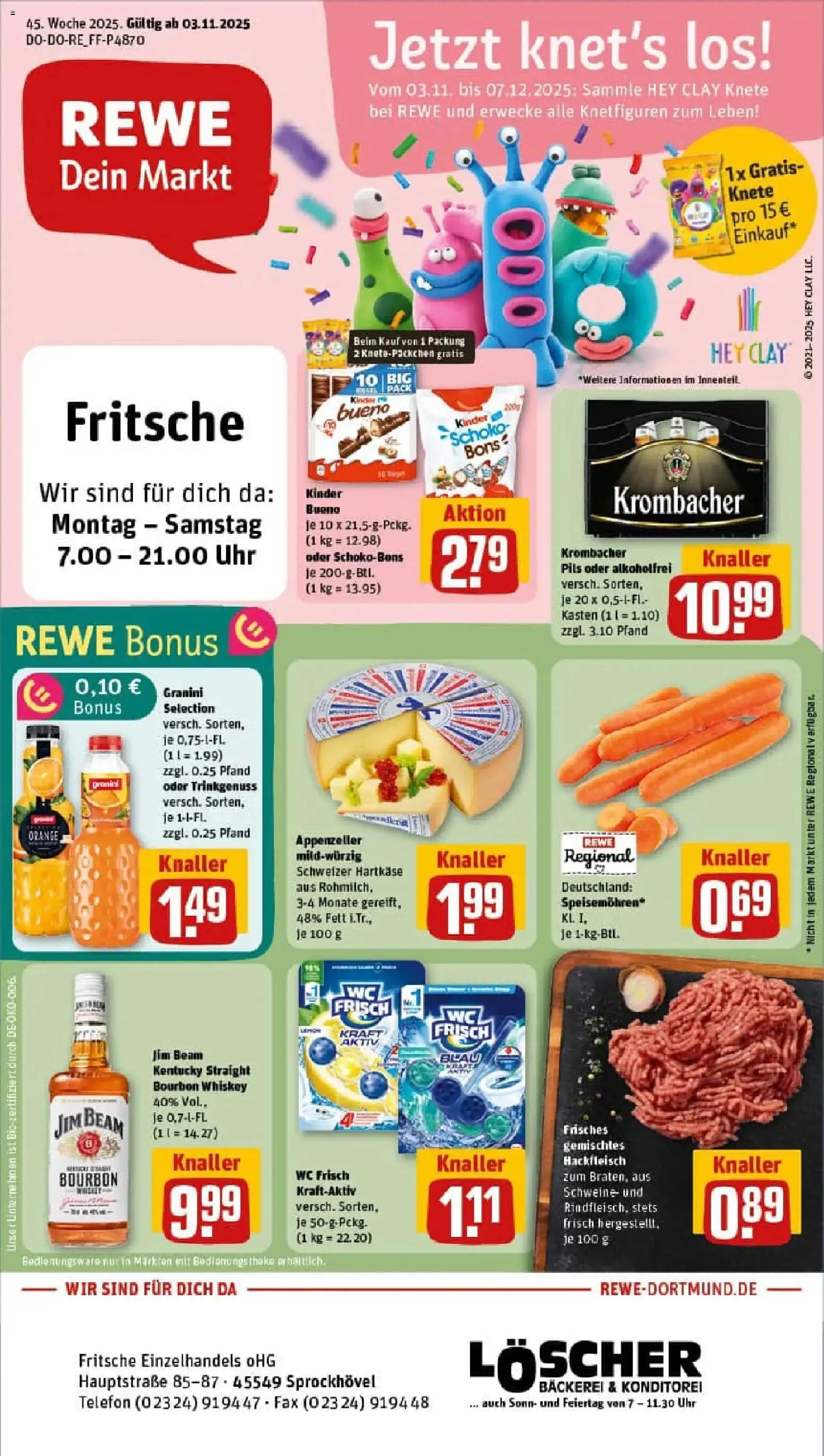 Vorschau von dem Prospekt des Geschäftes Rewe, gültig ab dem 02.11.2025