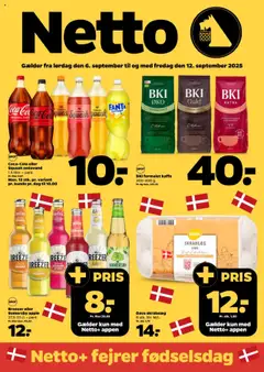 Eksempel på tilbudsavis Tilbudsavis fra butik Netto gyldig fra 06/09/2025