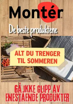 Forhåndsvis Kundeavis fra butikk Montér gyldig fra 23/07/2025
