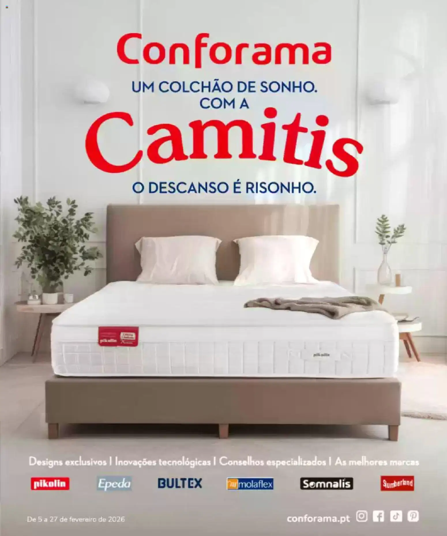 Pré-visualização do folheto da loja Conforama válida a partir de 05/02/2026 - Colchão