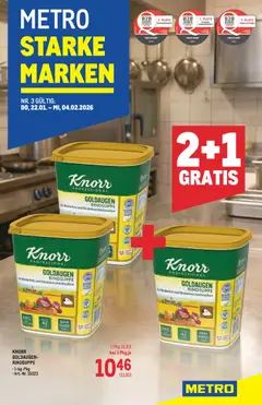 Vorschau der Angebote: Metro Starke Marken gültig ab 22.01.2026