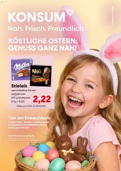 Vorschau von dem Prospekt des Geschäftes KONSUM Leipzig, gültig ab dem 23.03.2026