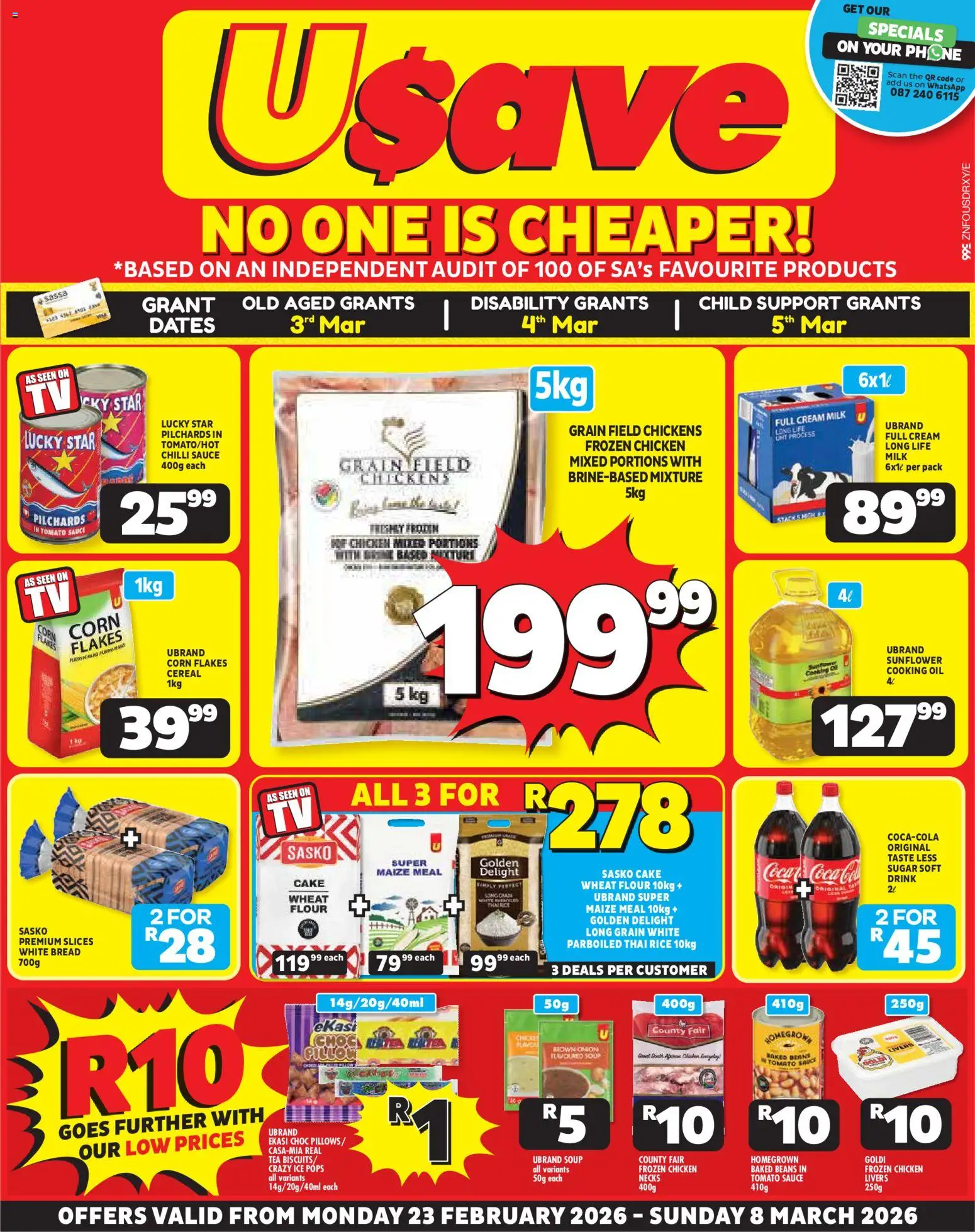 Preview of Usave flyer valid from 23/02/2026