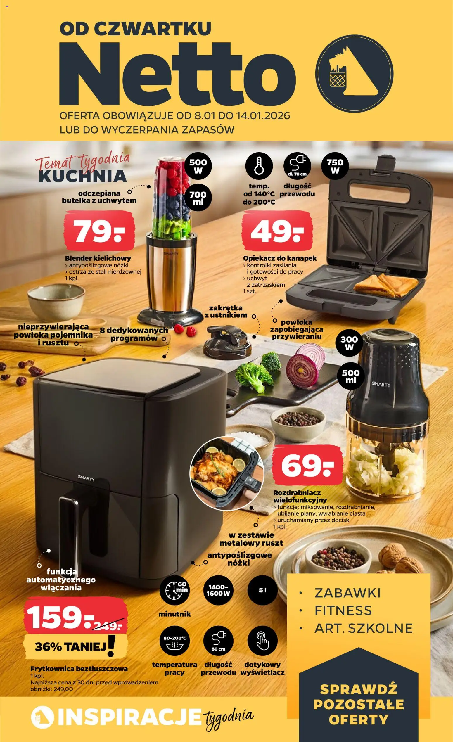 Pogląd gazetki "Gazetka Non Food" ze sklepu Netto ważnej od 08.01.2026