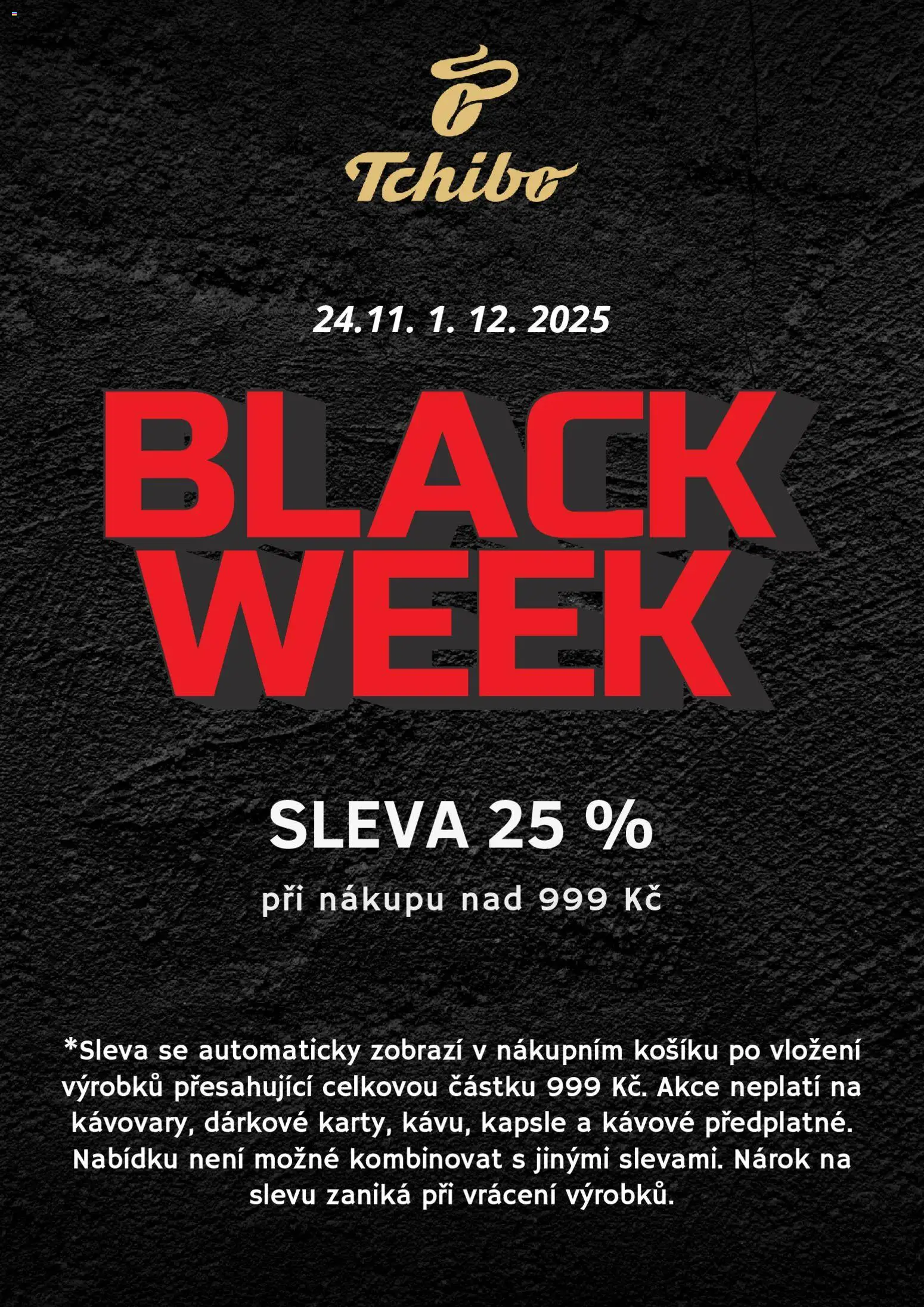 Náhled nabídky: Tchibo Black Friday platný od 24.11.2025