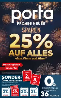 Vorschau von dem Prospekt des Geschäftes Porta!, gültig ab dem 26.12.2025