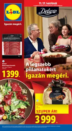 Lidl - Regionális Deluxe katalógus megtekintése, amely érvényes 2025.11.17.-től