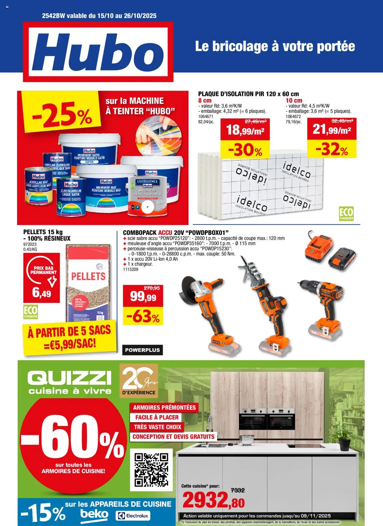 Hubo shop Publicité geldig vanaf 15/10/2025 - Paginanummer 1