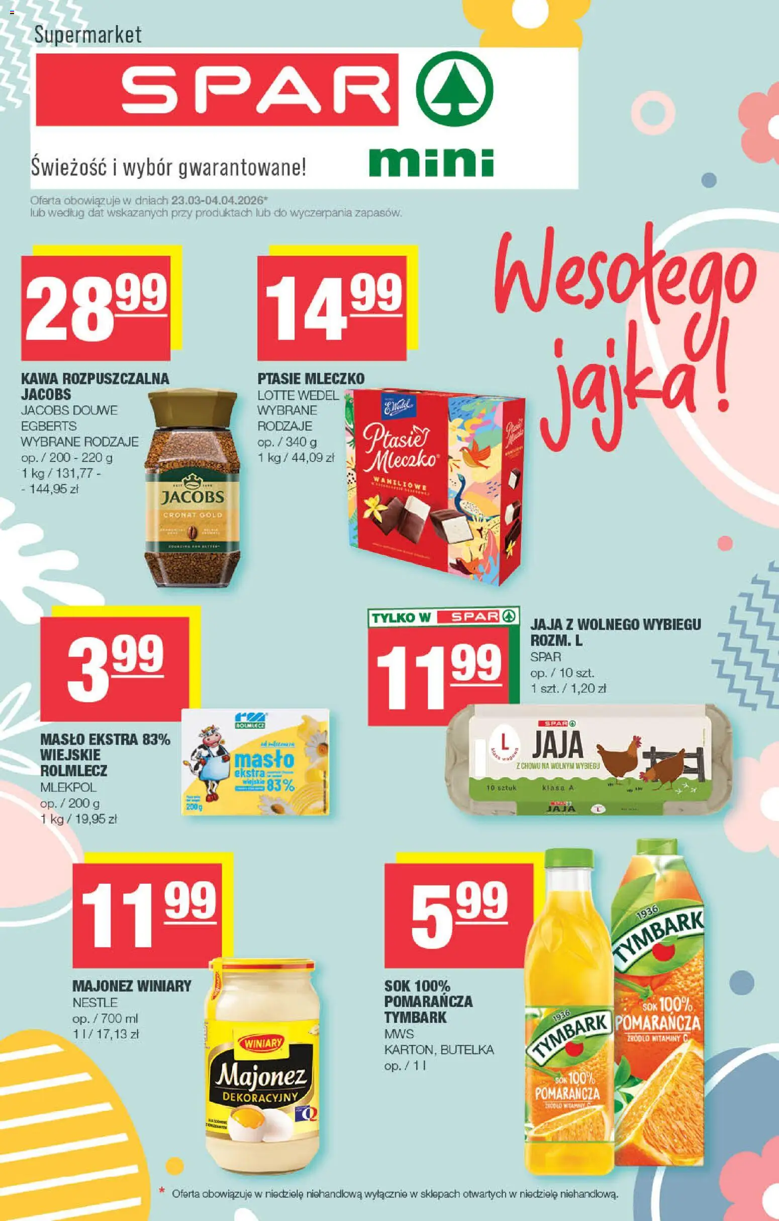 Pogląd gazetki "Spar gazetka - Mini" ze sklepu Spar ważnej od 23.03.2026