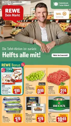 Vorschau von dem Prospekt des Geschäftes Rewe, gültig ab dem 07.09.2025